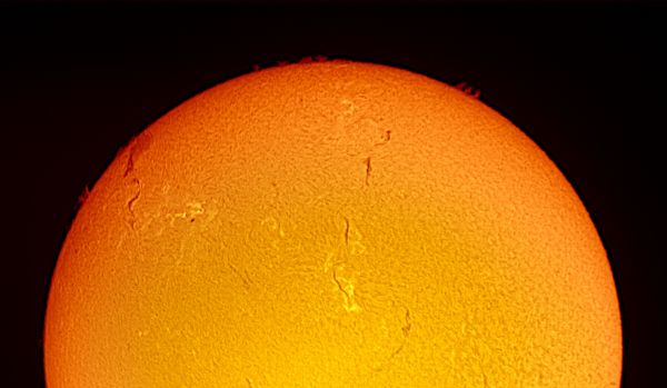 Sun (region) H-Alpha October 19, 2023 - Astrophotography