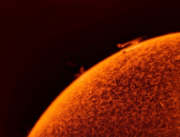 Solar Prominences 09.06.2022 - Astrophotography