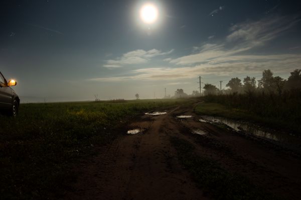 Summer moonlit night - Astrophotography