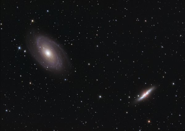 M81, M82. Bode's Galaxy and the Cigar Galaxy - Astrophotography