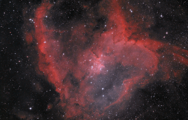 Fragment of the Heart IC 1805, S2-190 - Astrophotography