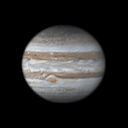 Animation of Jupiter. - Astrophotography