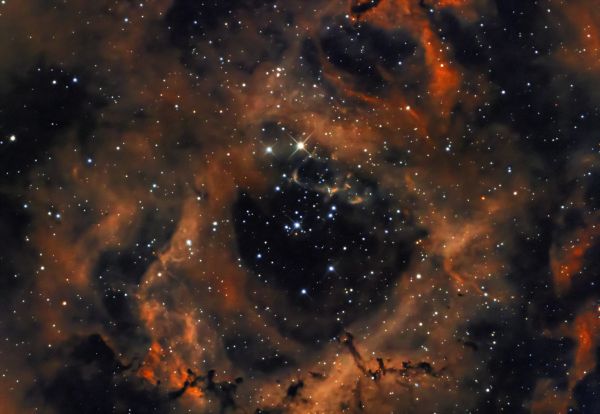 NGC 2237 Rosette Nebula center - Astrophotography