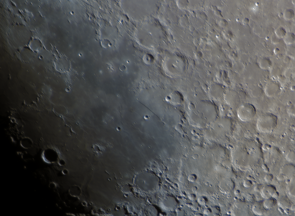 The Straight Wall in the Mare Nubium - Astrophotography