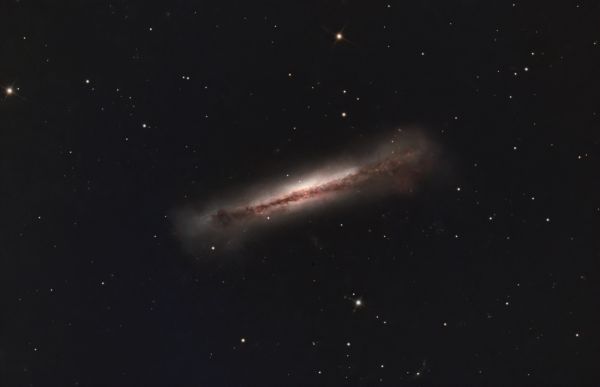 NGC 3628 Hamburger Galaxy - Astrophotography