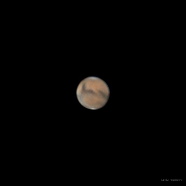 Mars on October 1st - Astrophotography