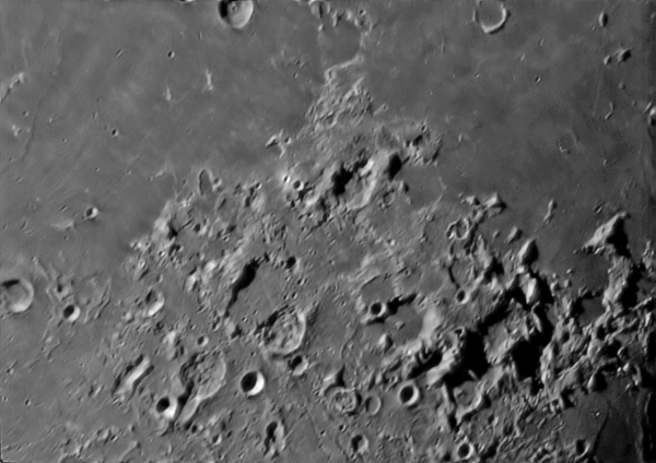 Cape in the southern part of the Sea of Tranquility - Astrophotography