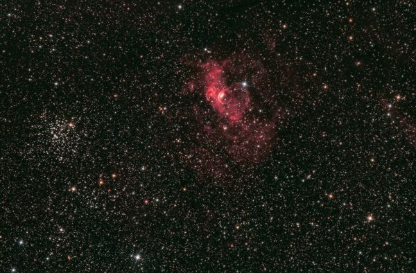 NGC7635 Bubble Nebula M52 Cluster - Astrophotography