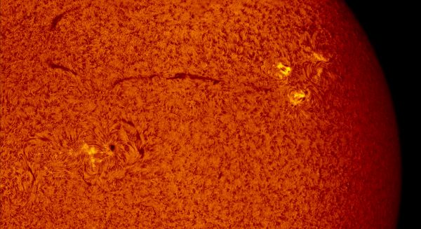 2016.08.28 Sun AR2581 AR2582 H-Alpha - Astrophotography