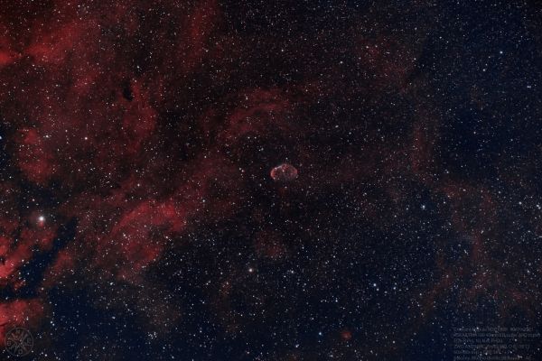 NGC 6888 - Crescent Nebula - Astrophotography