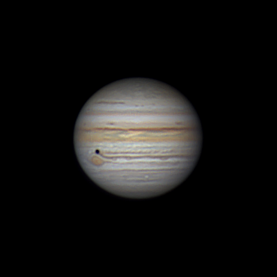 Jupiter and the shadow of Callisto - Astrophotography