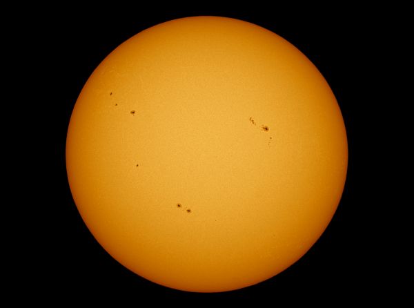 Sun 17.08.2023. Sunspot groups AR-13405/13407/13403. - Astrophotography