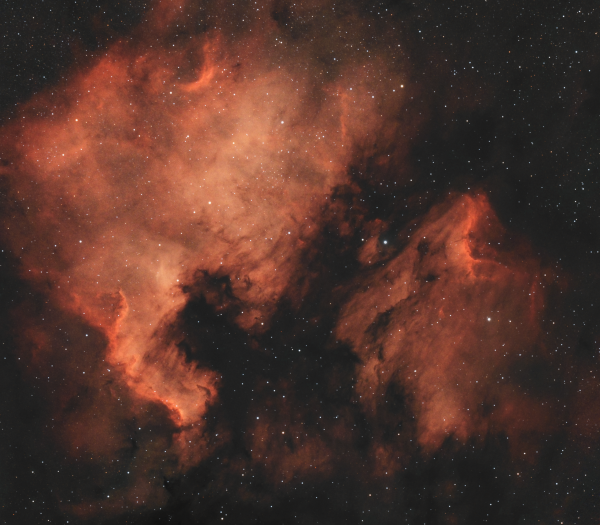 North America and Pelican - Astrophotography