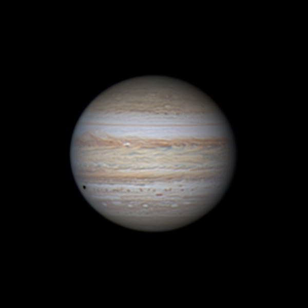 Jupiter and the shadow of Europa - Astrophotography