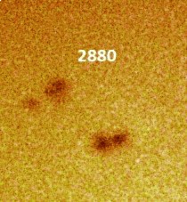 Sunspot 2880 (processing old material). - Astrophotography