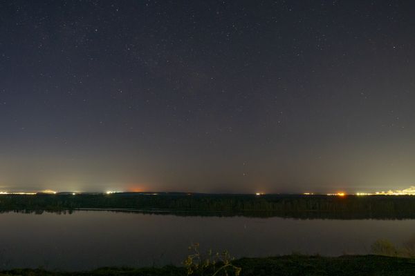 Part of the Milky Way. The polar day begins. - Astrophotography