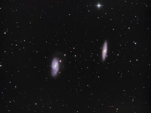 M 65, M66 in Leo LRGB - Astrophotography