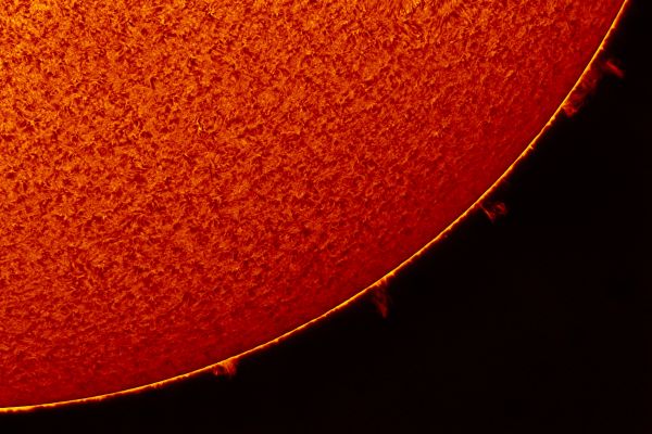 2018.05.12 Sun H-Alpha prominences - Astrophotography