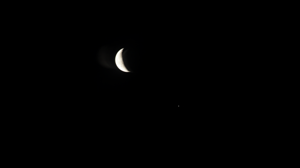 The Moon and Jupiter - Astrophotography