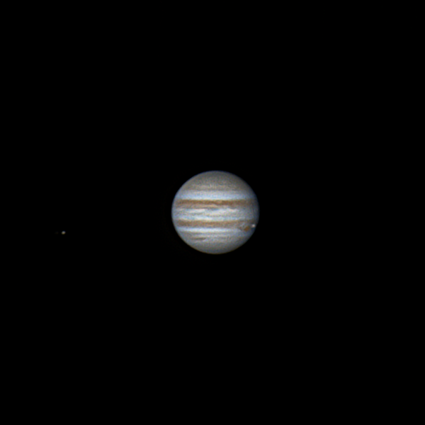 Jupiter and its moons Europa and Io near the GRS from 09/19/2024 - Astrophotography