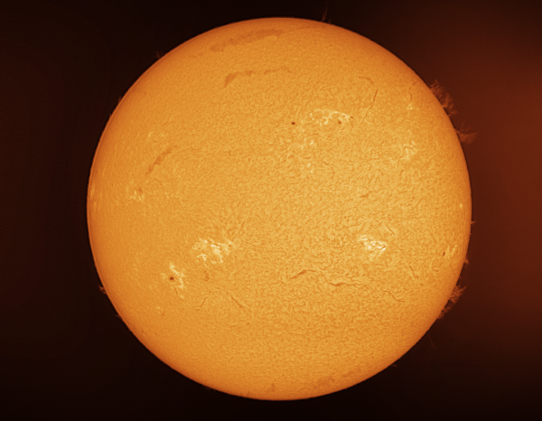 The Sun 08-06-23 colorized - Astrophotography