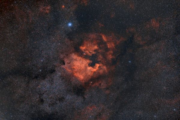 North America Nebula and Pelican Nebula. Version 2. - Astrophotography