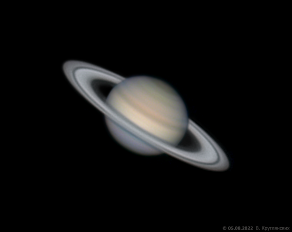 Saturn on August 5, 2022 - Astrophotography