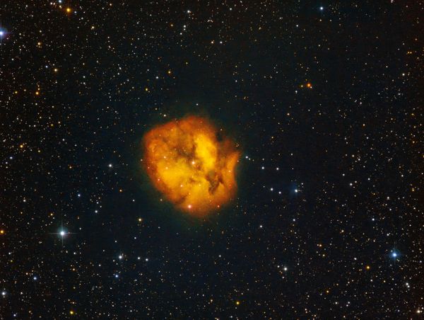 IC 5146 (Caldwell 19, Sh 2-125, Barnard 168, the Cocoon Nebula) in (SII+R)(Ha+G)(OIII+B) - Astrophotography