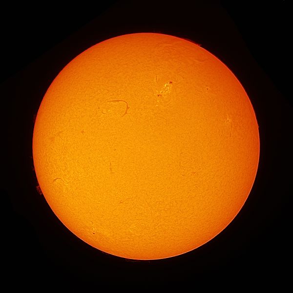 The Sun on June 22, 2022 - Astrophotography