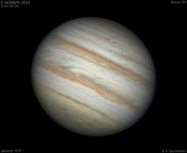 Jupiter November 9, 2023 - Astrophotography