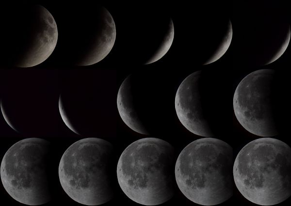 Phases of the lunar eclipse 07.09.25 - Astrophotography