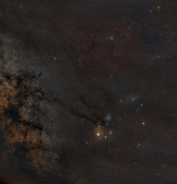 Panorama around Rho Ophiuchi - Astrophotography