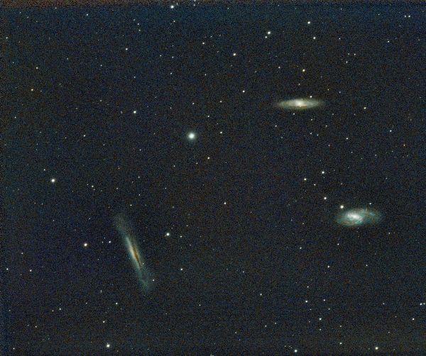 leo triplet M66, M65 NGC3628 - Astrophotography