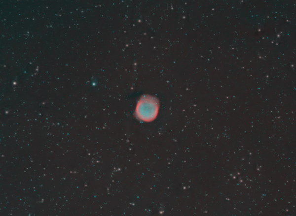 Planetary nebula NGC 6781, bicolor - Astrophotography