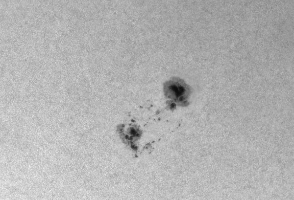 The Sun's photosphere on 02.08.2025  AR-14167  In the shape of a heart. - Astrophotography
