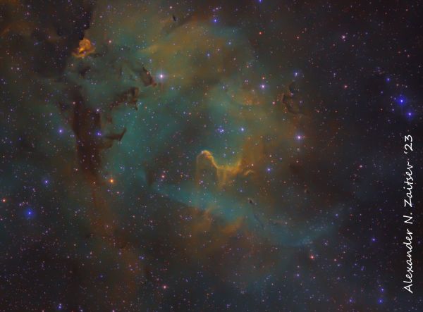 Sh2-132  in SHO - Astrophotography