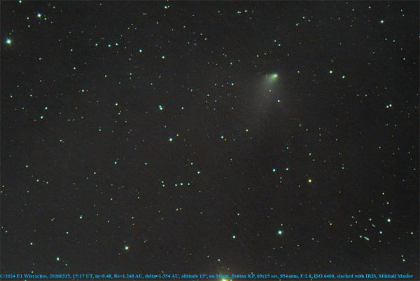 C/2024 E1 Wierzchos - Astrophotography