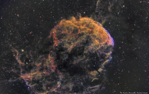 This IC443 Jellyfish nebula looks like a creepy skull - Astrophotography