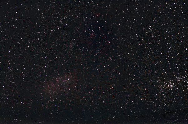 The Heart Nebula, Soul Nebula, and the Chi Ash star cluster. - Astrophotography