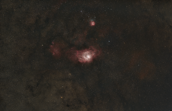 The Lagoon Nebula and its neighbors - Astrophotography