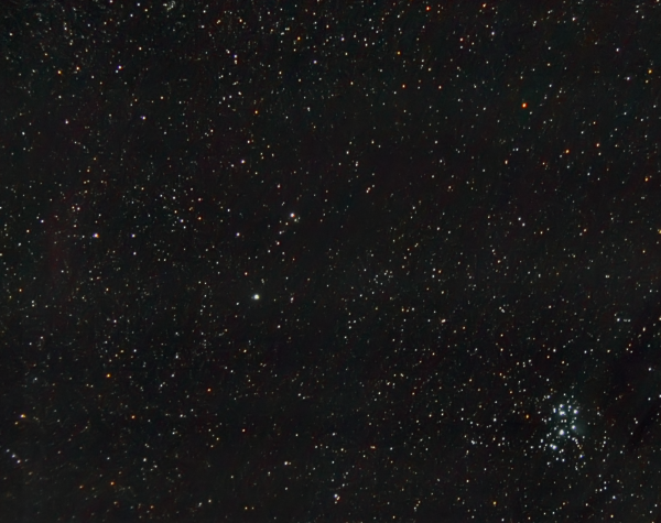 The Pleiades and the California Nebula - Astrophotography