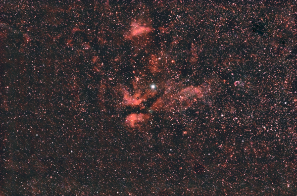 The region around the star Sadr in the constellation Cygnus. May 17-18, 2023. - Astrophotography