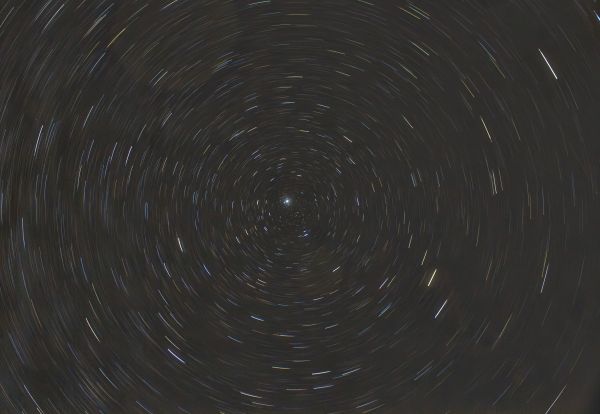Star trails and the North Star - Astrophotography