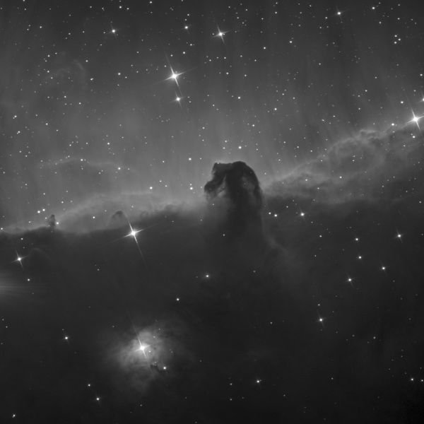 IC 434, Horsehead nebula Ha+L - Astrophotography
