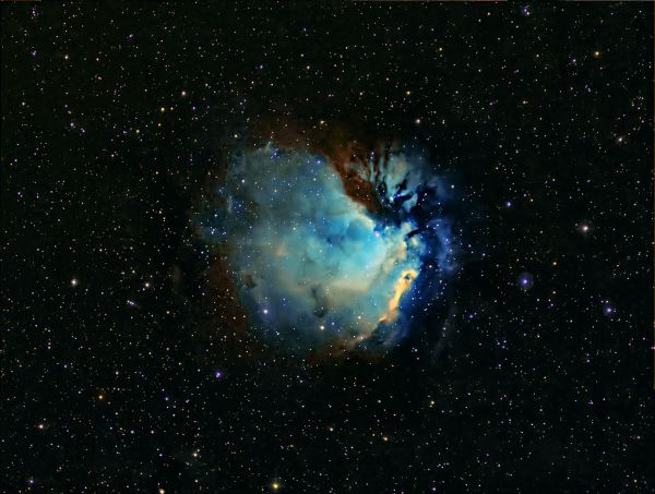 Sh2 112 in the Ha+SII+Ha+OIII palette - Astrophotography