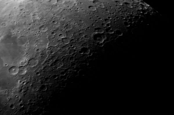 Southern Moon from Theophilus to Maurolycus. First Quarter. Illumination = +43%. 09.03.22 - Astrophotography