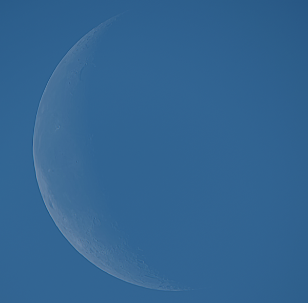 Waning Moon, 22%, 05:00 Moscow time, 24.06.22 - Astrophotography