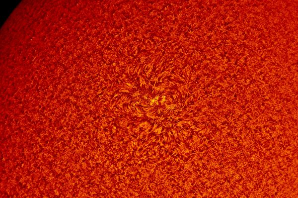 2018.05.12 Sun AR2709 closeup H-Alpha - Astrophotography