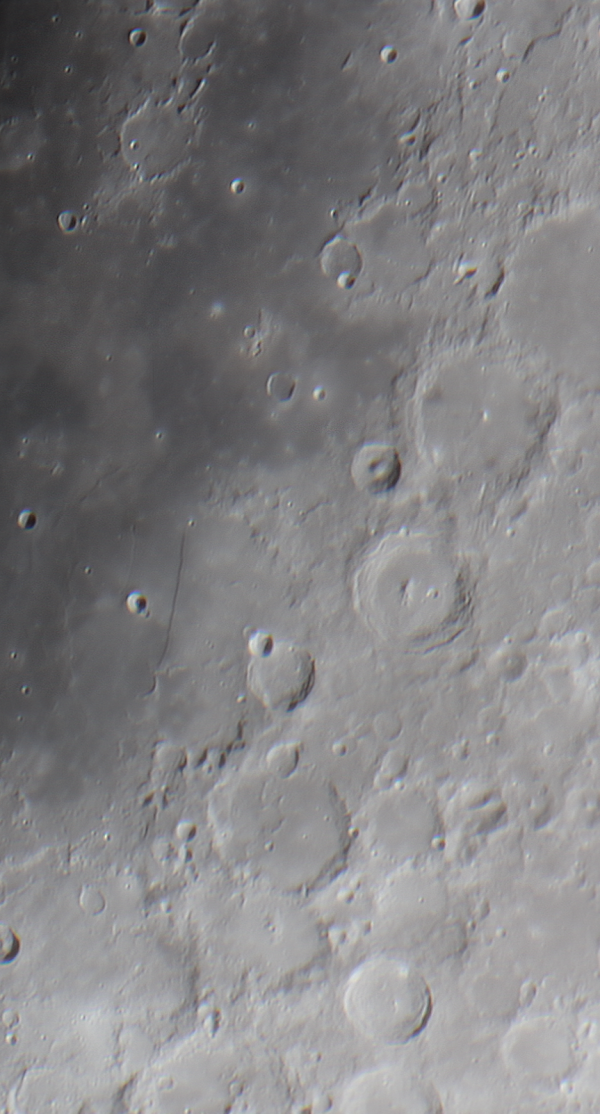 The Straight Wall on the Moon - Astrophotography