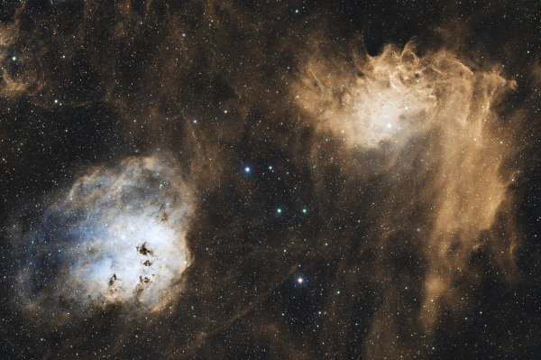 IC405 + IC410 HOO - Astrophotography